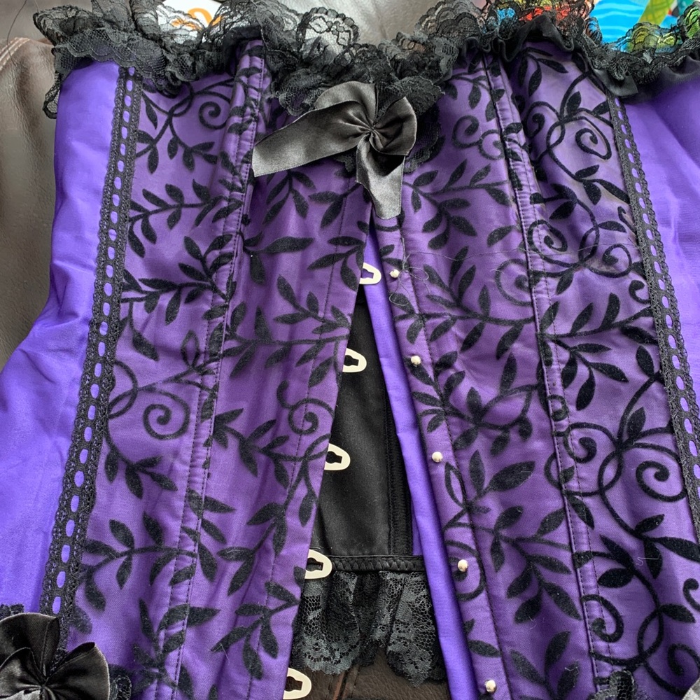 Beautiful strapless corset